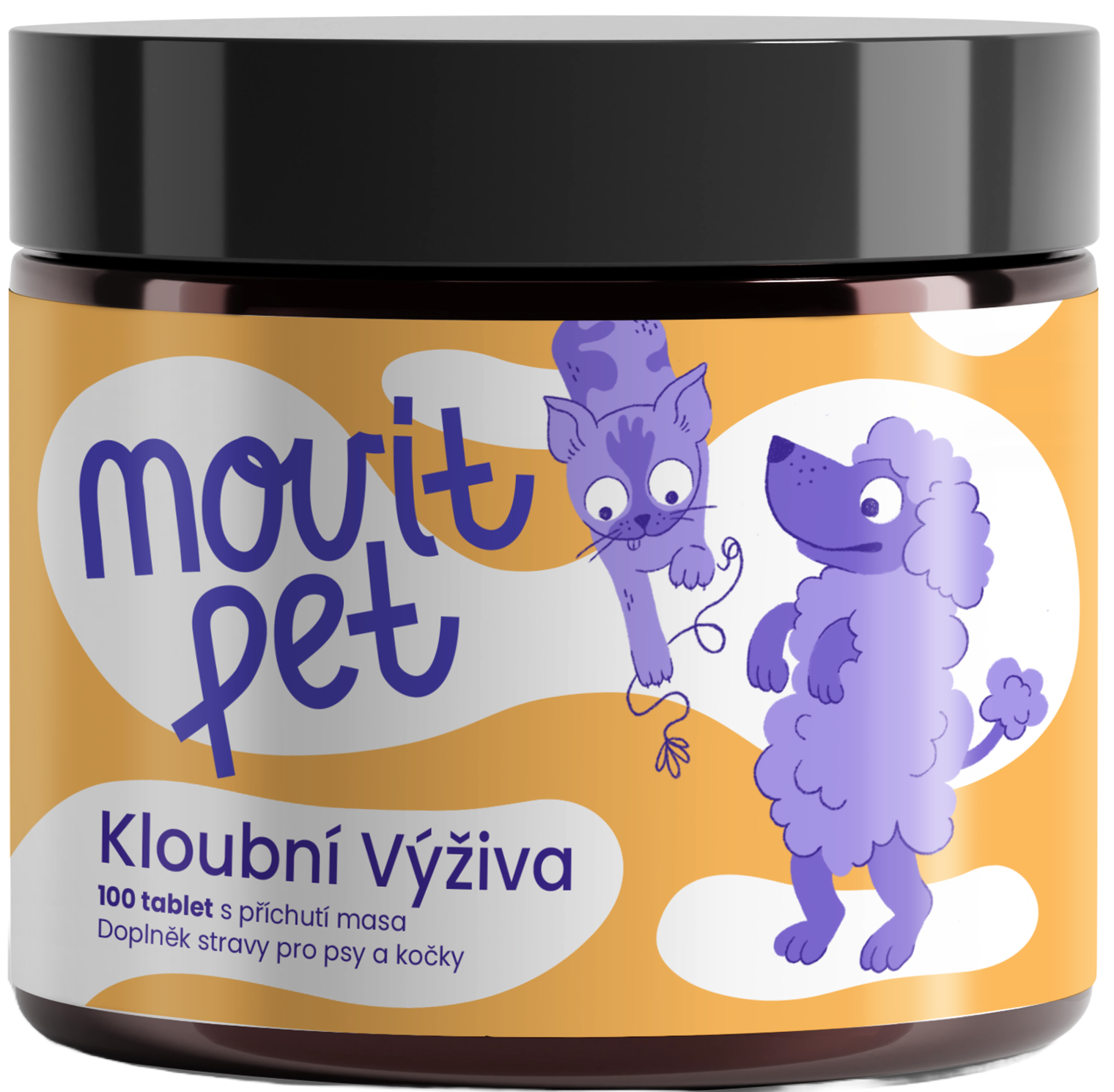 MOVit PET Kloubní Výživa, 100 tablet s příchutí masa