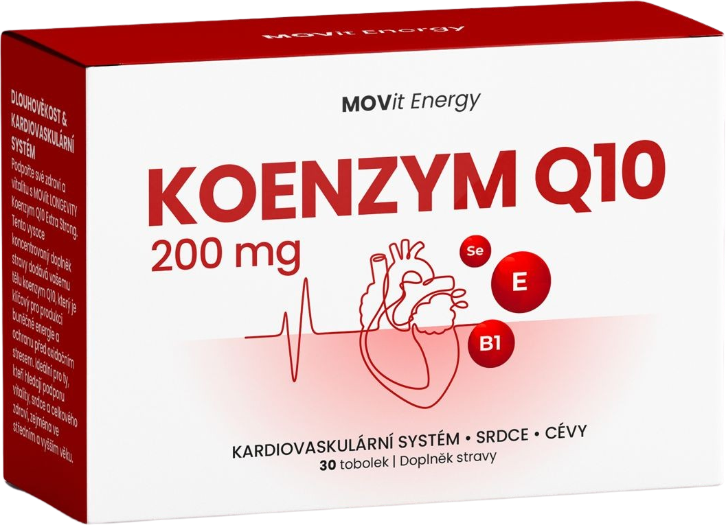 Koenzym Q10 200 mg Extra Strong, 30 tobolek