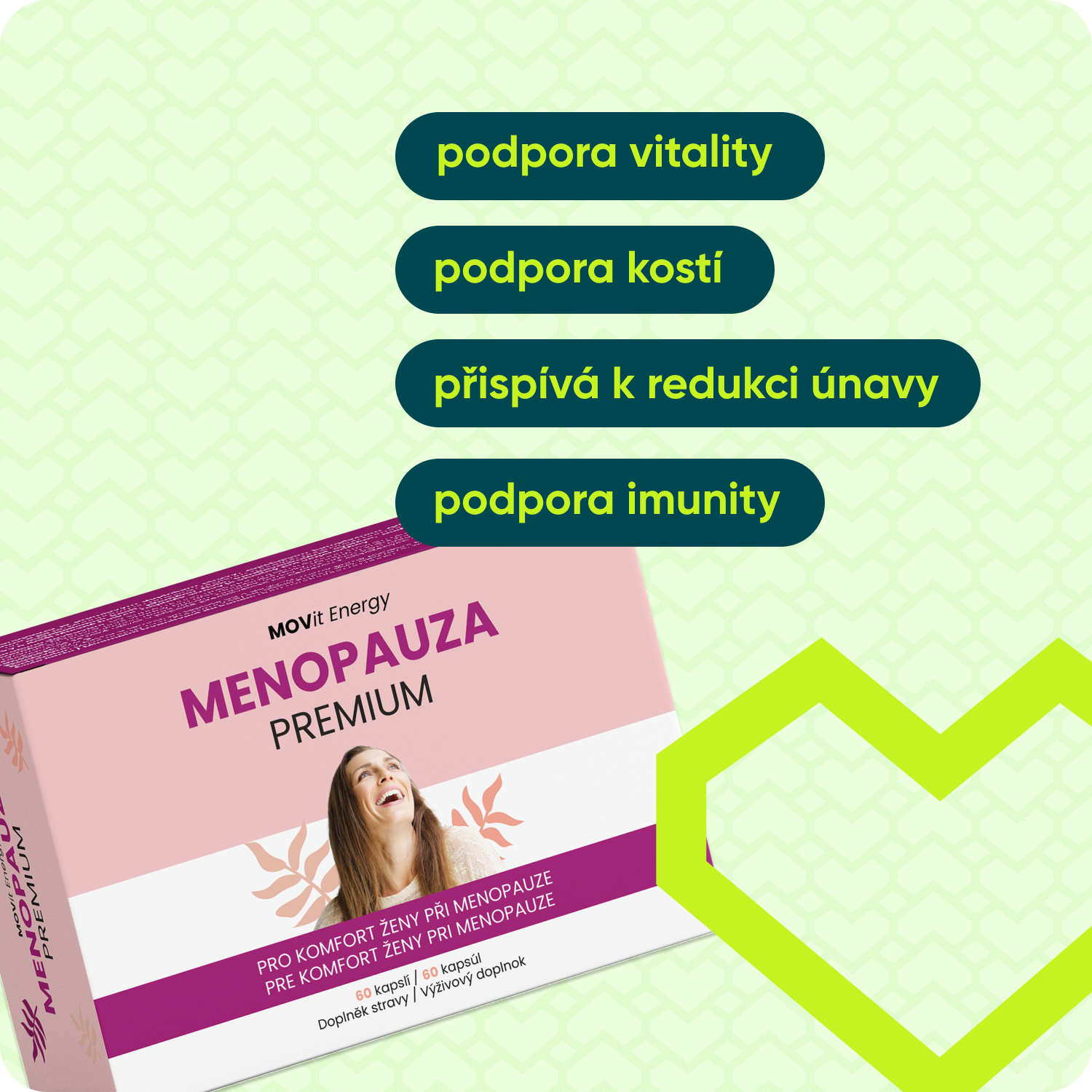 Menopauza Premium, 60 kapslí