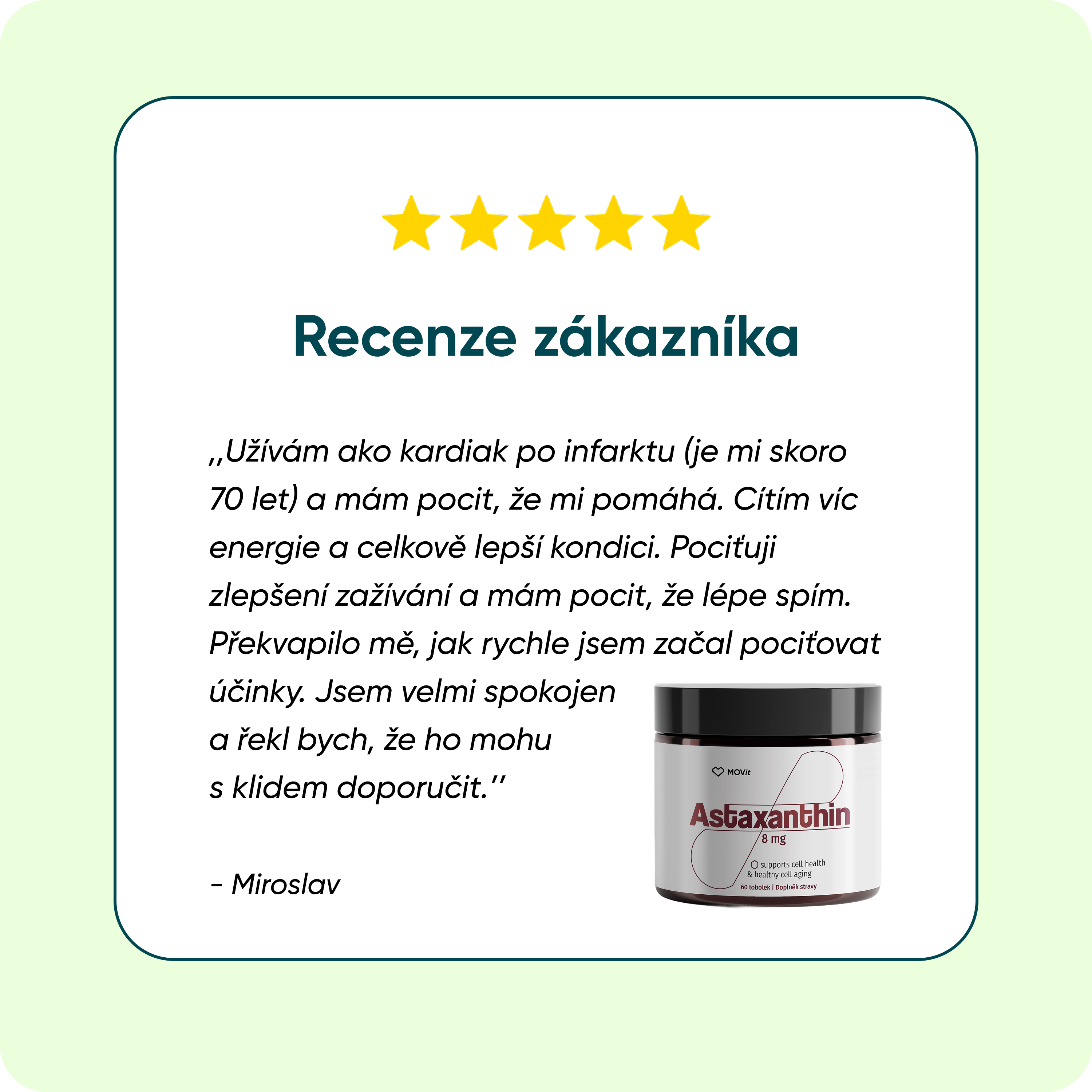 MOVit Longevity Resveratrol 300 mg, 60 kapslí