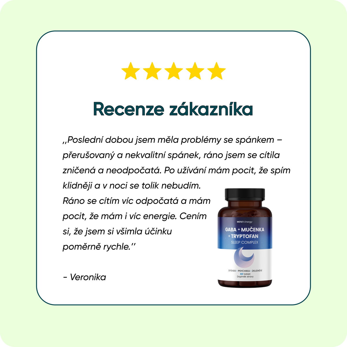Sleep Complex GABA + Tryptofan + Mučenka, 60 tablet