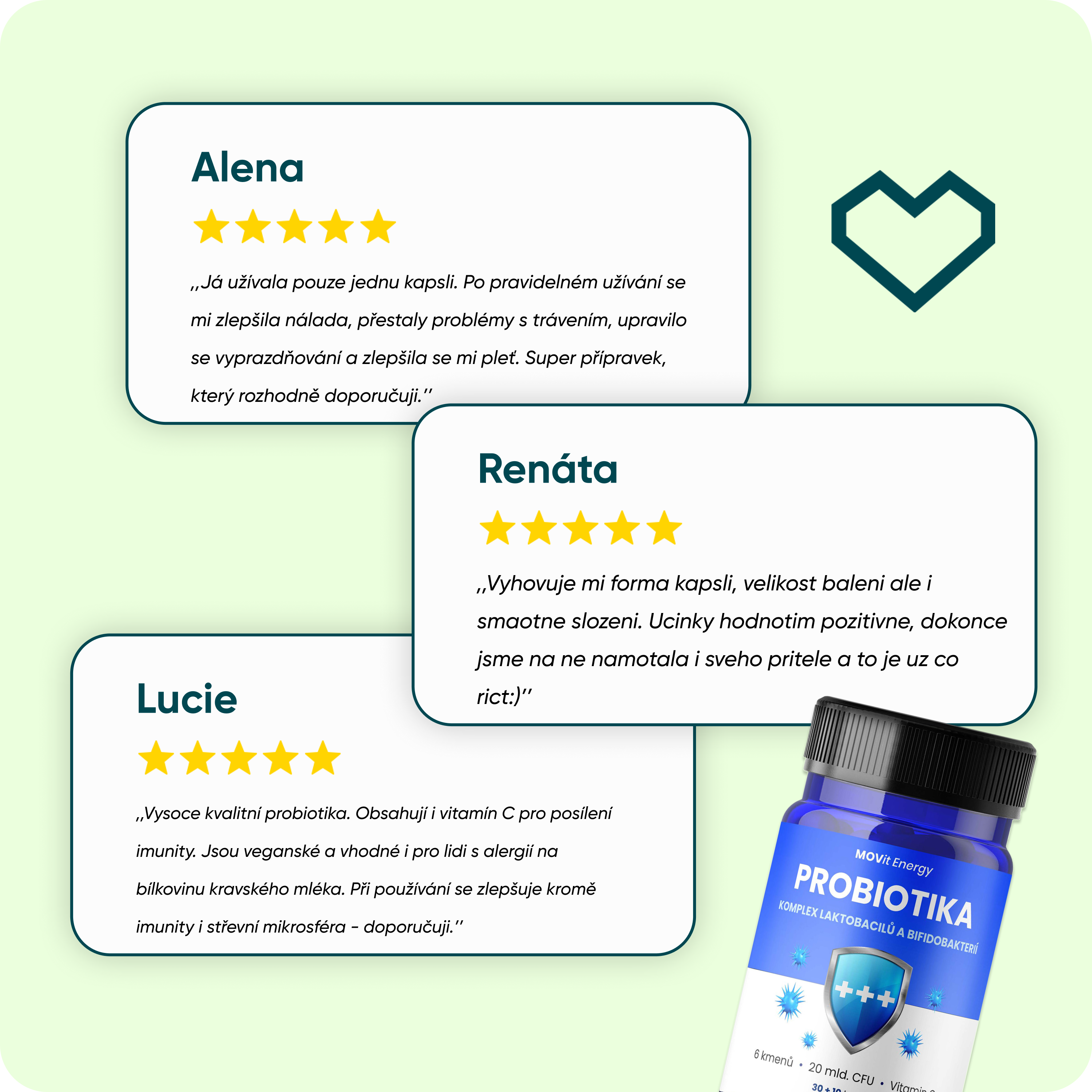 Probiotika - komplex laktobacilů a bifidobakterií 30+10 kapslí