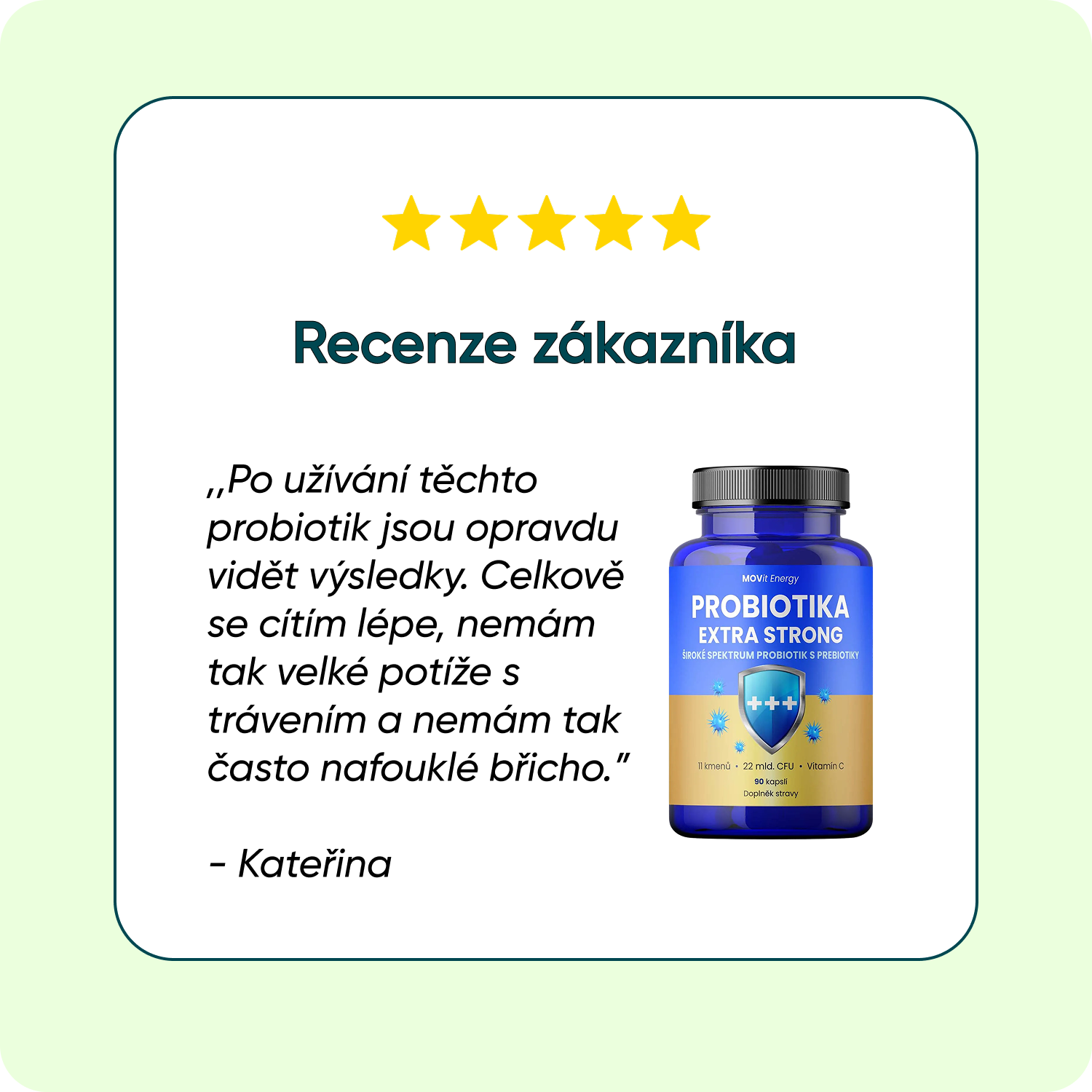 Probiotika EXTRA STRONG, 90 veganských kapslí