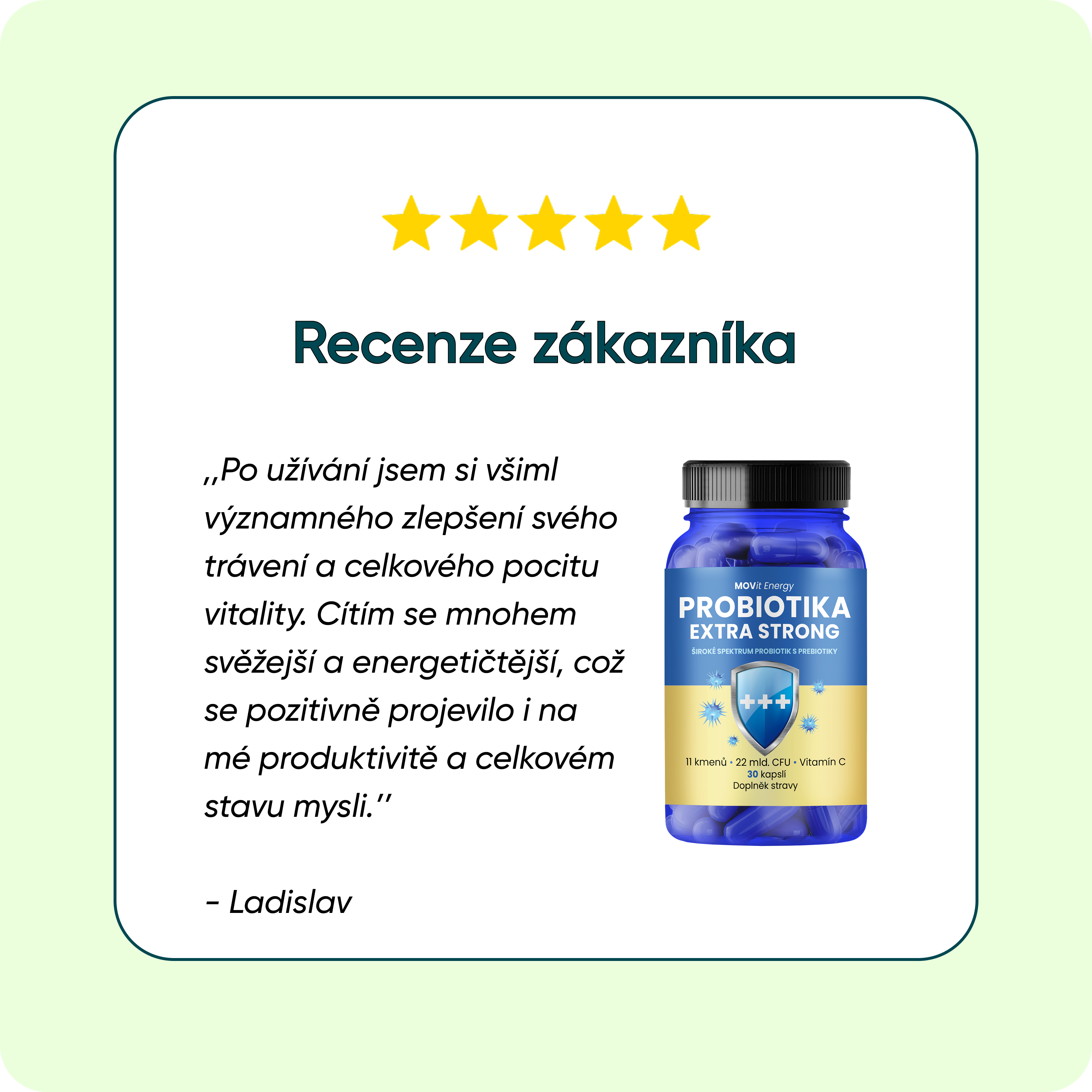 Probiotika EXTRA STRONG, 30 kapslí