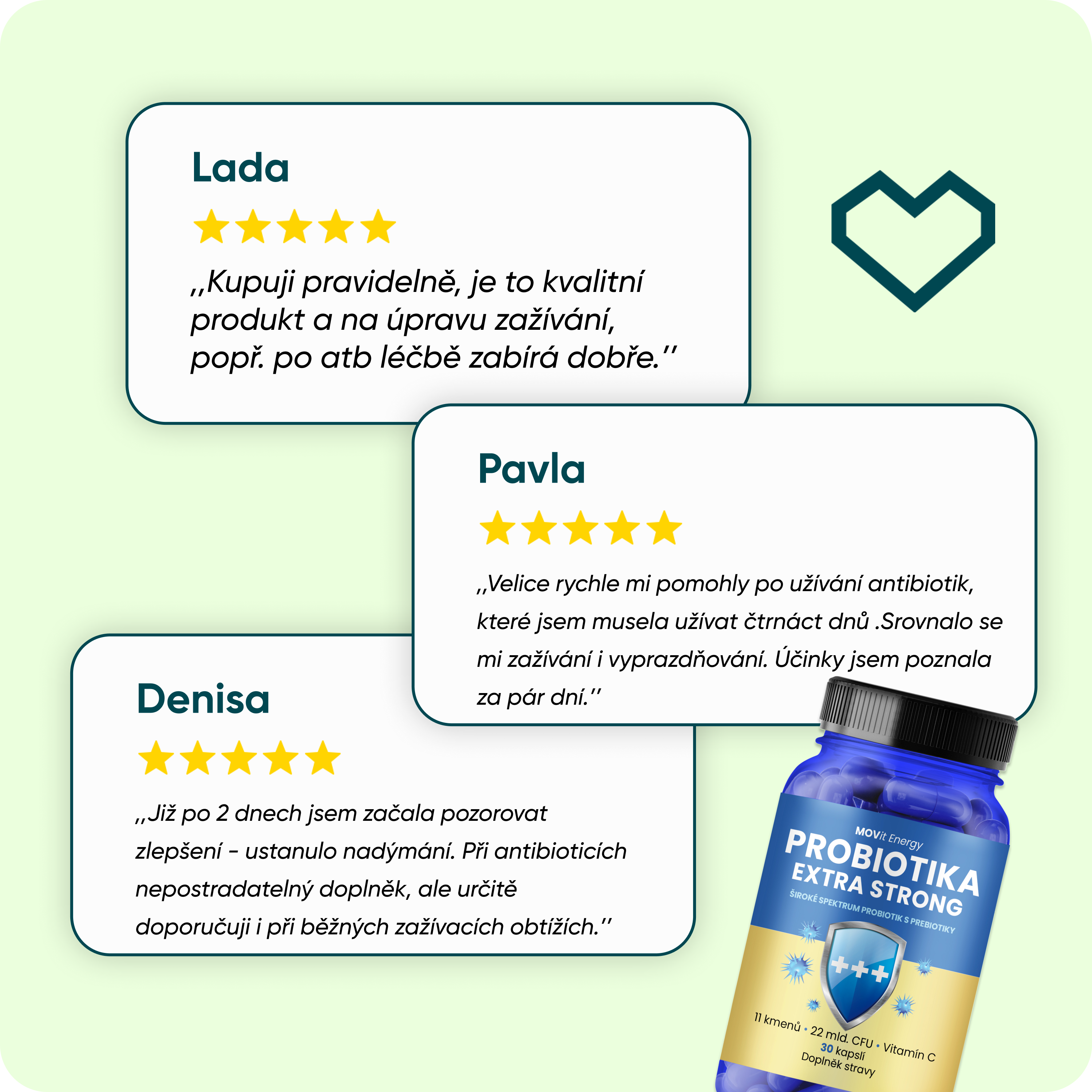 Probiotika EXTRA STRONG, 30 kapslí