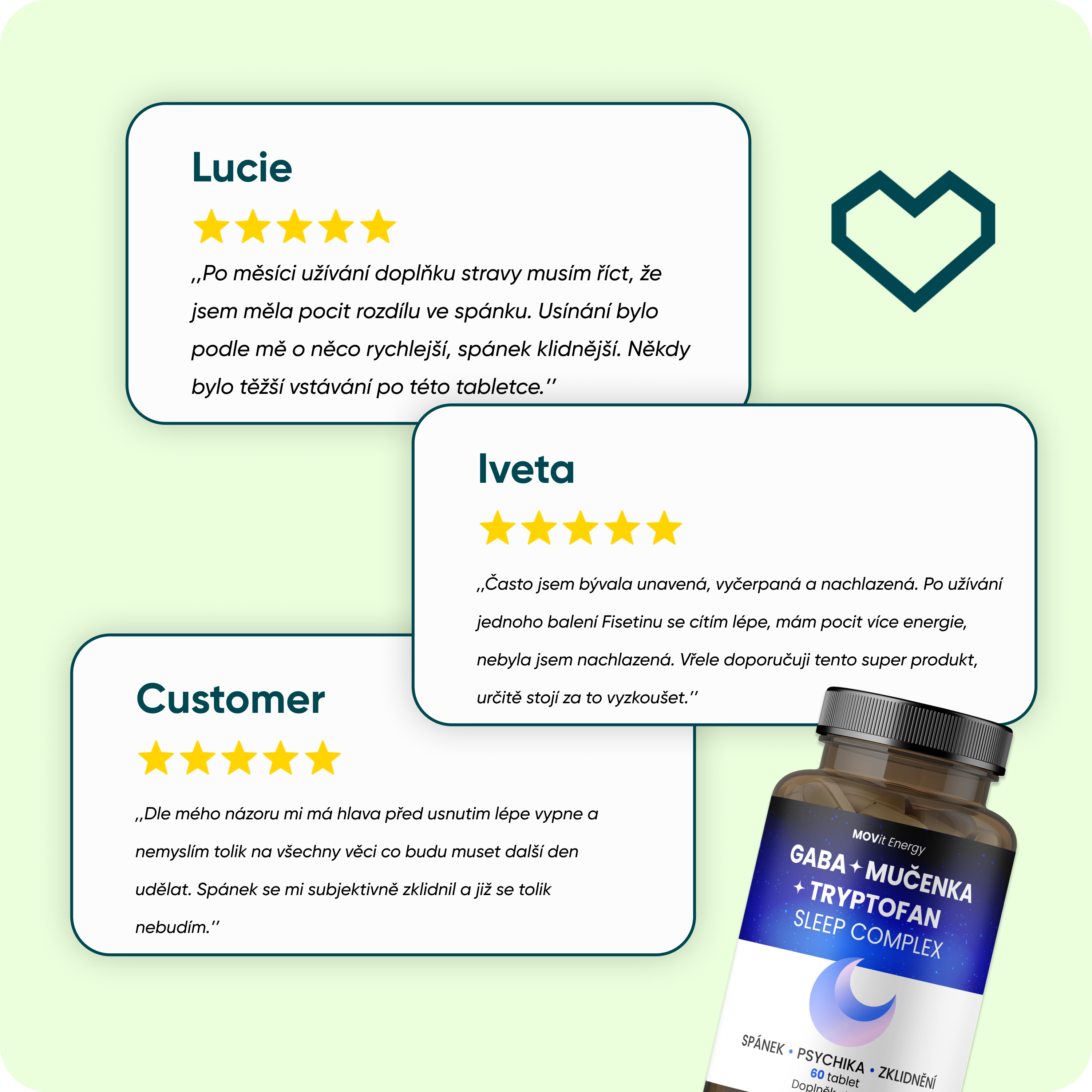 Sleep Complex GABA + Tryptofan + Mučenka, 60 tablet