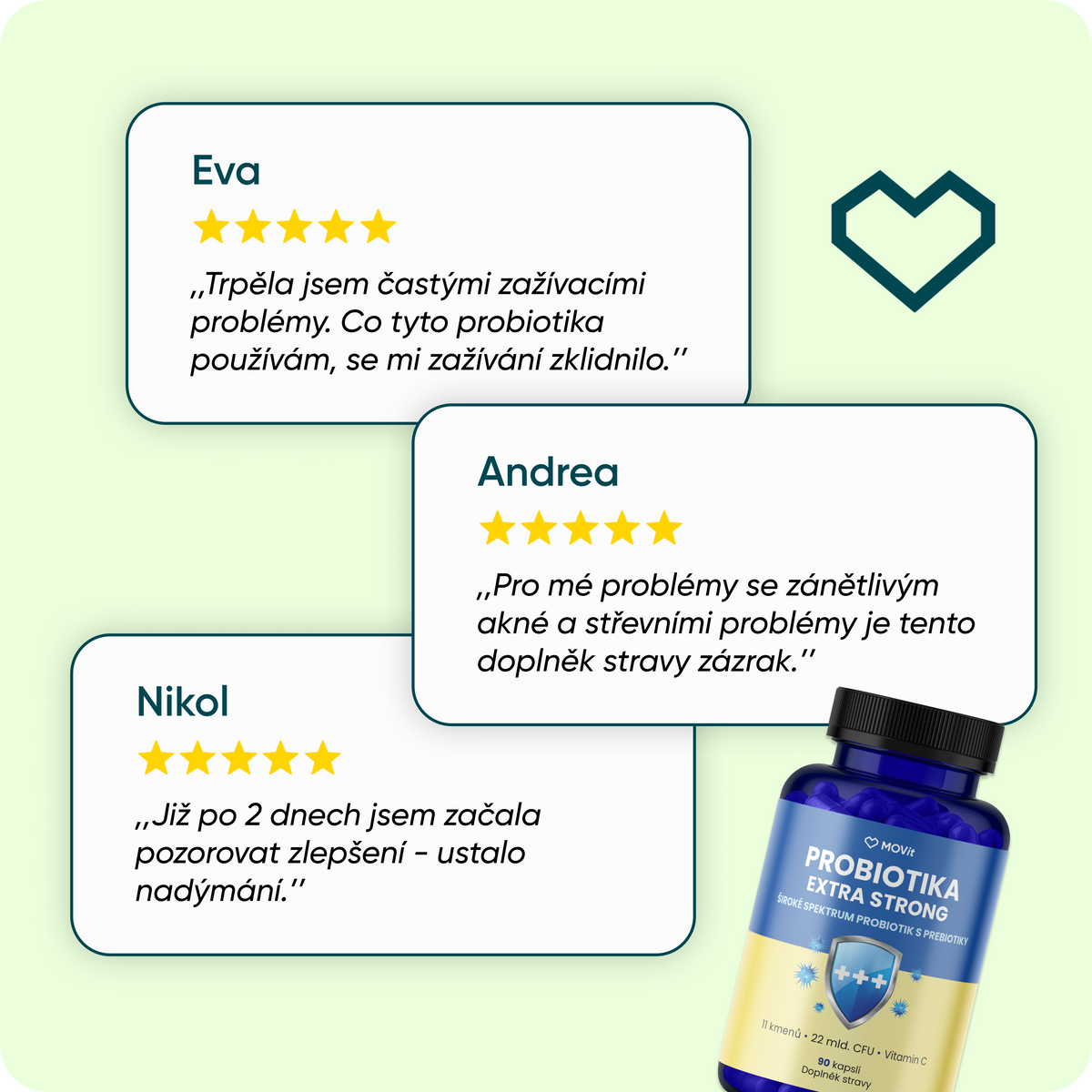 Probiotika EXTRA STRONG, 90 veganských kapslí