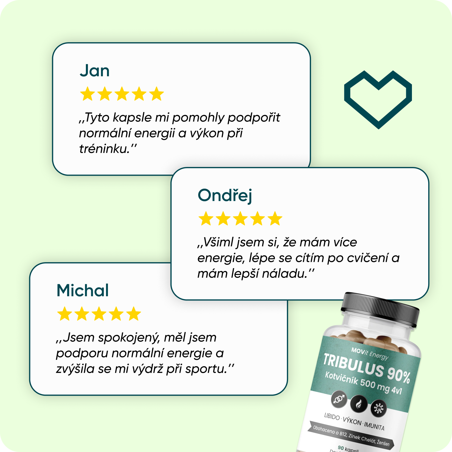 TRIBULUS 90% Kotvičník 500 mg 4v1, 90 kapslí