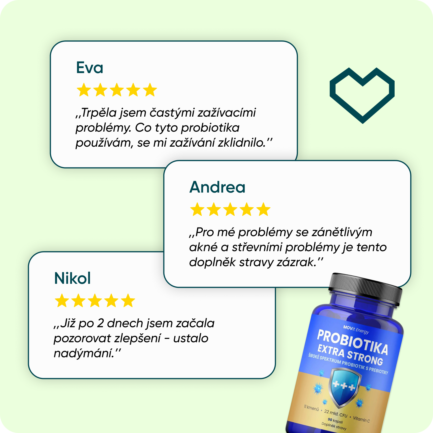 Probiotika EXTRA STRONG, 90 veganských kapslí