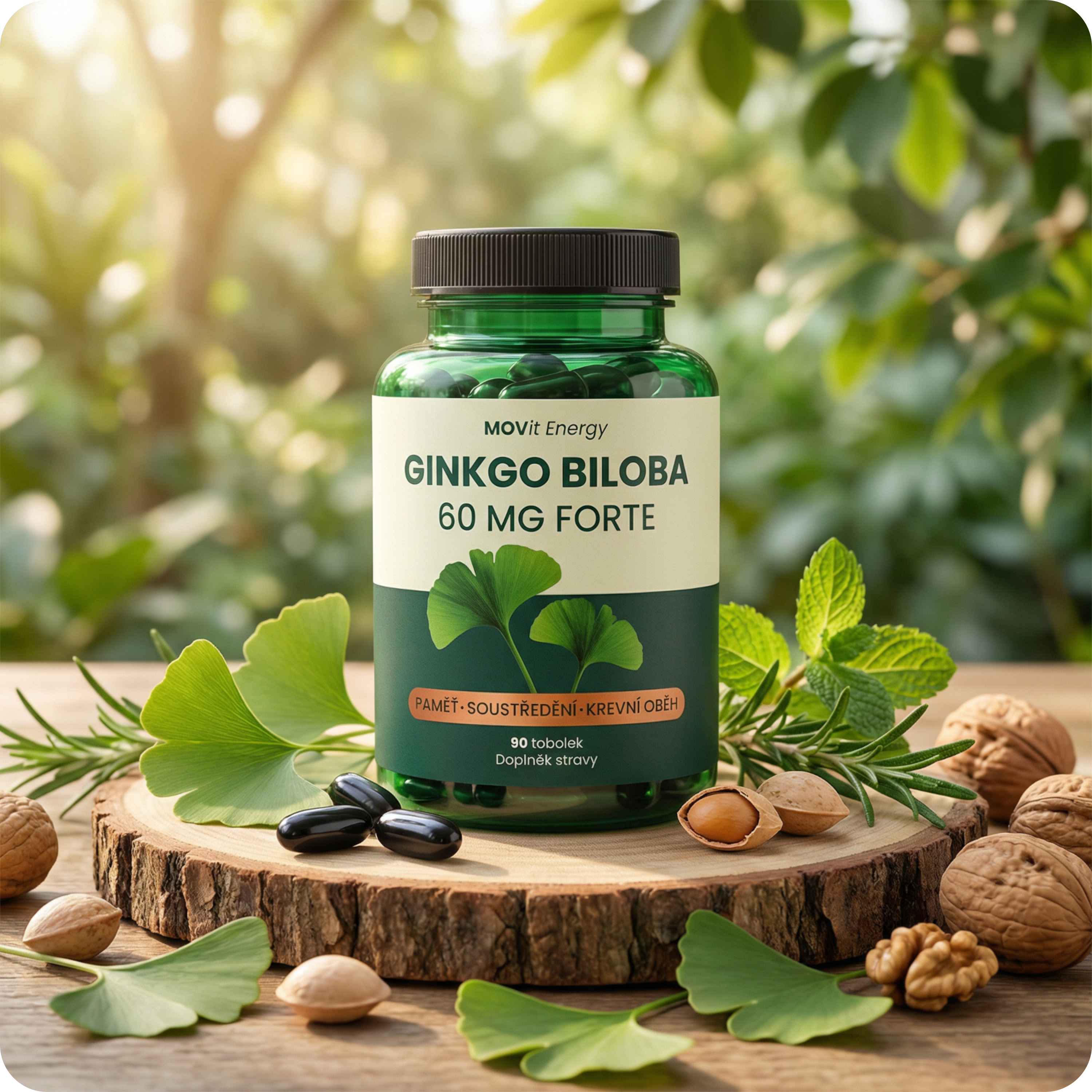 Ginkgo Biloba 60 mg FORTE, 90 tobolek