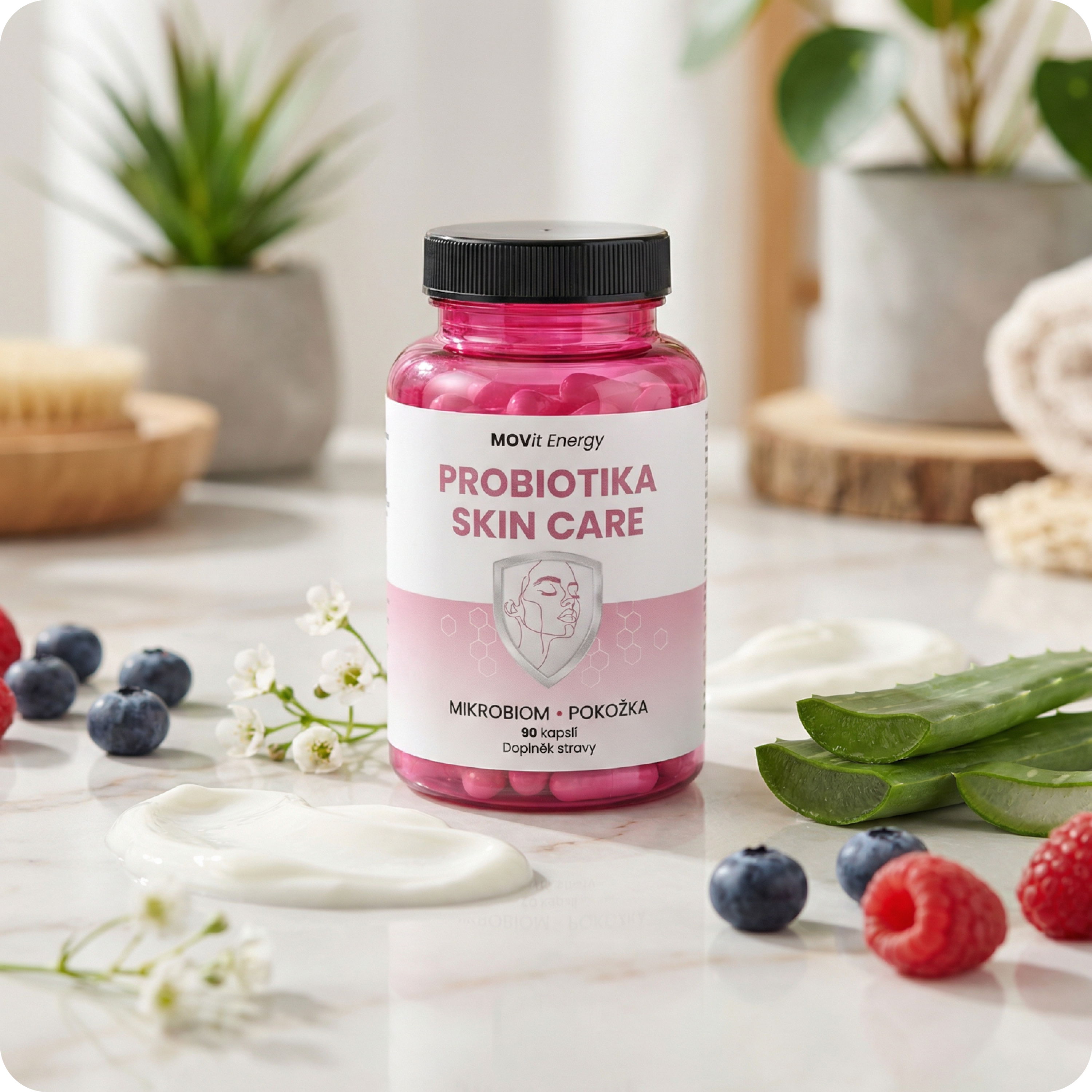 Probiotika SKIN CARE, 90 kapslí