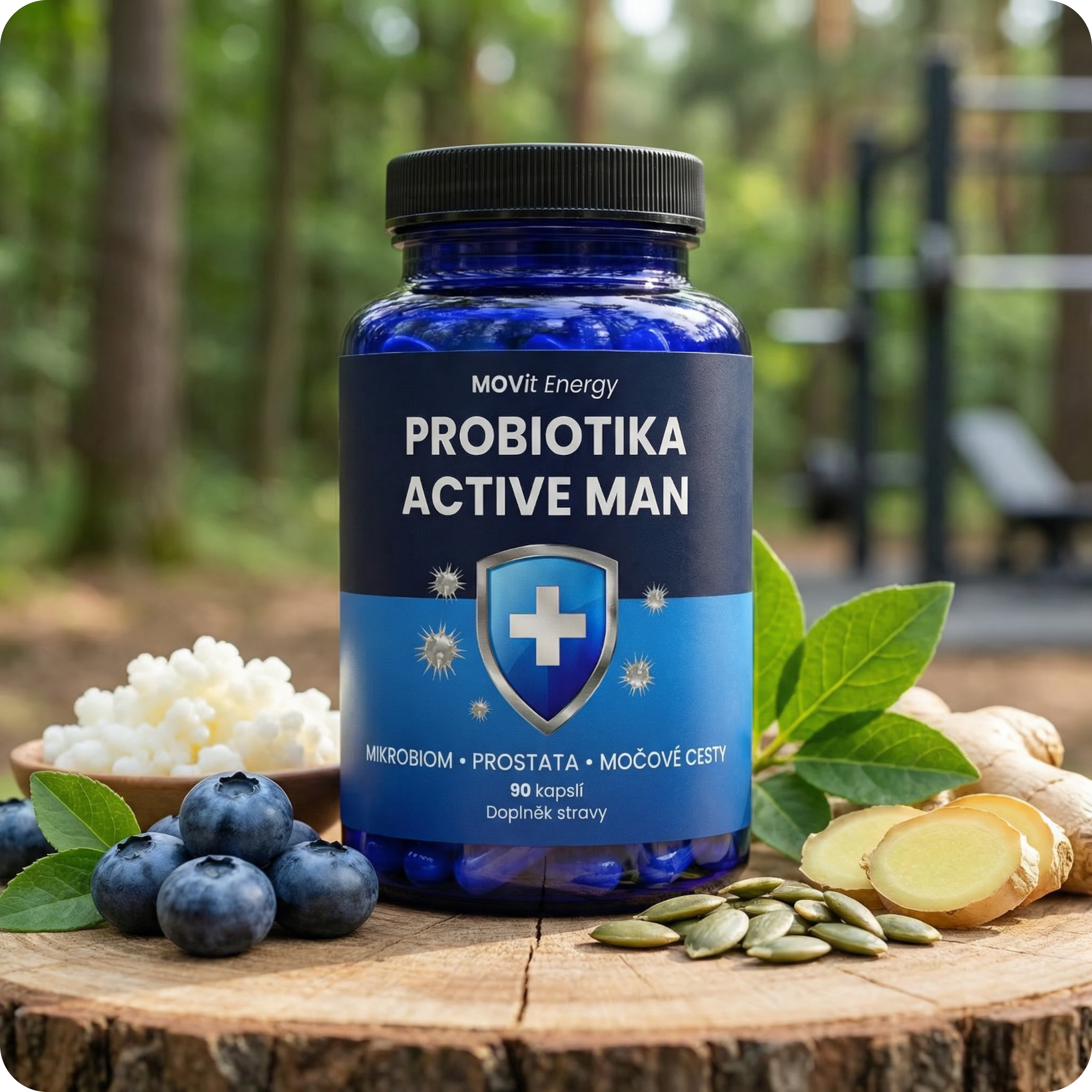 Probiotika ACTIVE MAN, 90 kapslí