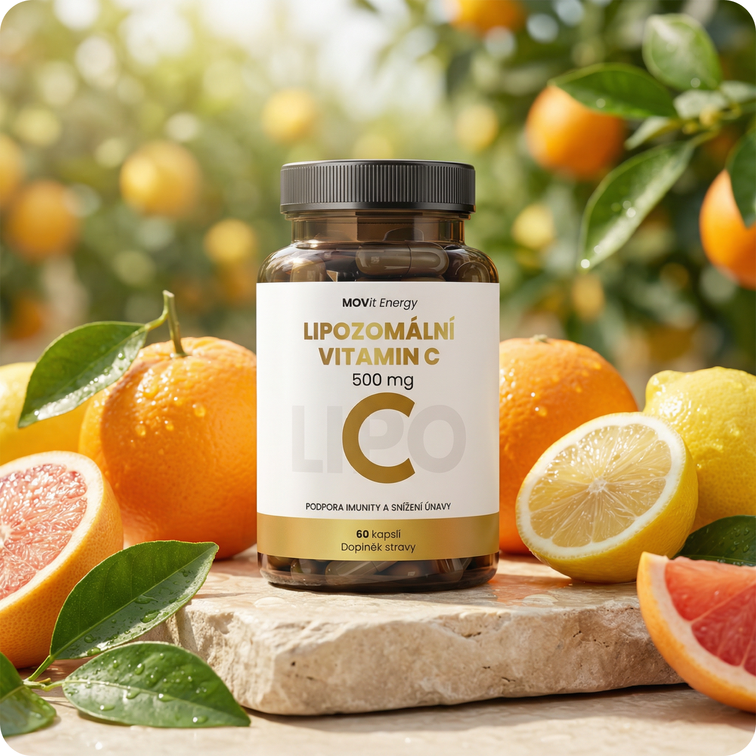 Lipozomální Vitamin C 500 mg, 60 kapslí