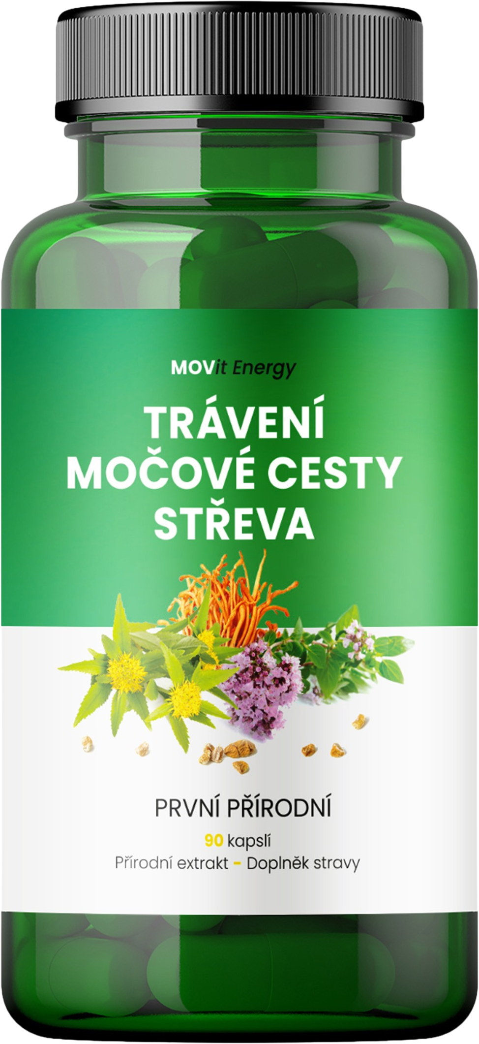 Trávení - Močové cesty - Střeva, 90 kapslí