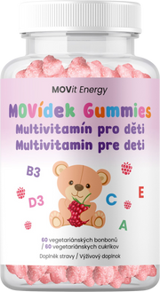 MOVídek Gummies - Multivitamín pro děti, 60 kapslí