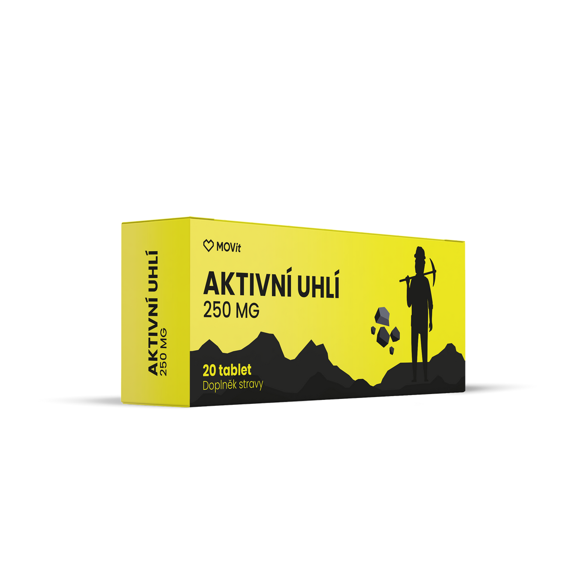 Aktivní uhlí 250 mg