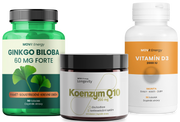 Aktivní život (Ginkgo, Koenzym Q10, Vitamín D3)
