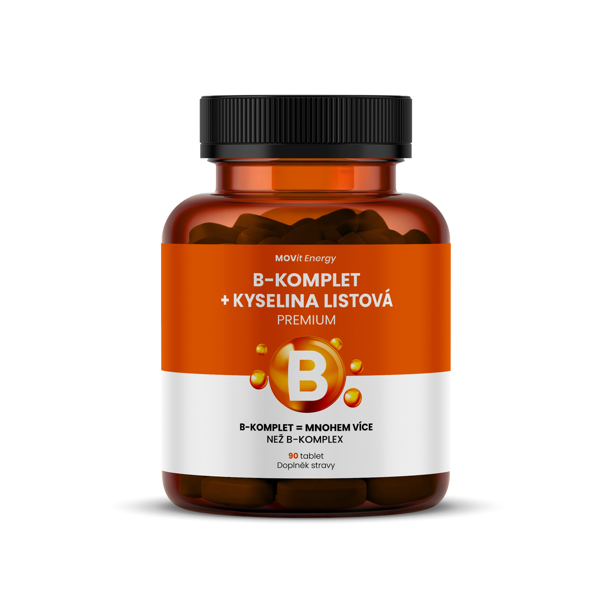 B-Komplet + Kyselina listová PREMIUM, 90 tablet