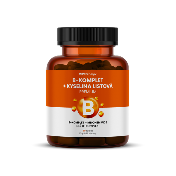 B-Komplet + Kyselina listová PREMIUM, 90 tablet