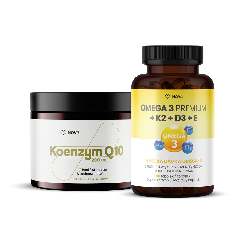 Duo pro srdce (Omega 3+D3+K2, Koenzym Q10)