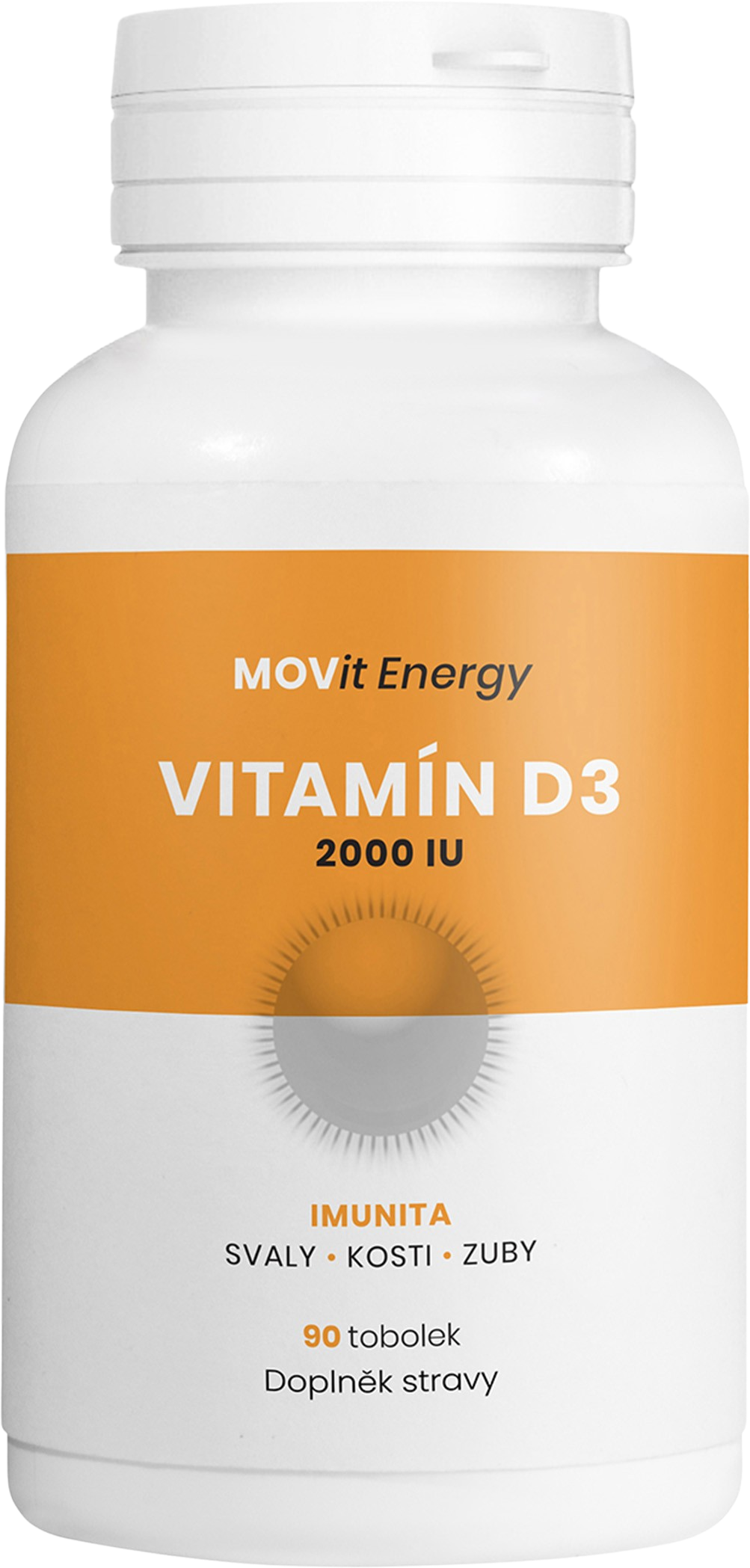 Vitamín D3 2000 I.U. 50 mcg, 90 tobolek