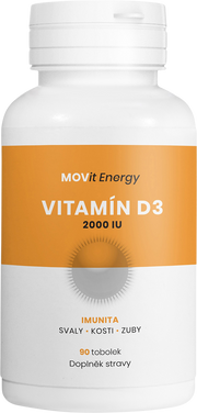 Vitamín D3 2000 I.U. 50 mcg, 90 tobolek