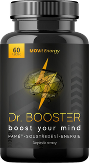 Dr. Booster- paměť, soustředění, energie, 60 veganských tablet