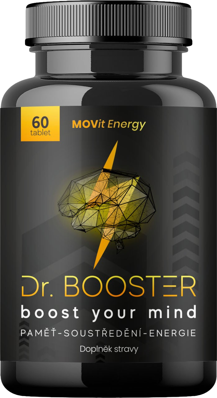Dr. Booster- paměť, soustředění, energie, 60 veganských tablet