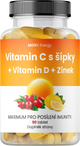 Vitamín C 1200 mg s šípky + Vitamin D + Zinek PREMIUM, 90 tablet