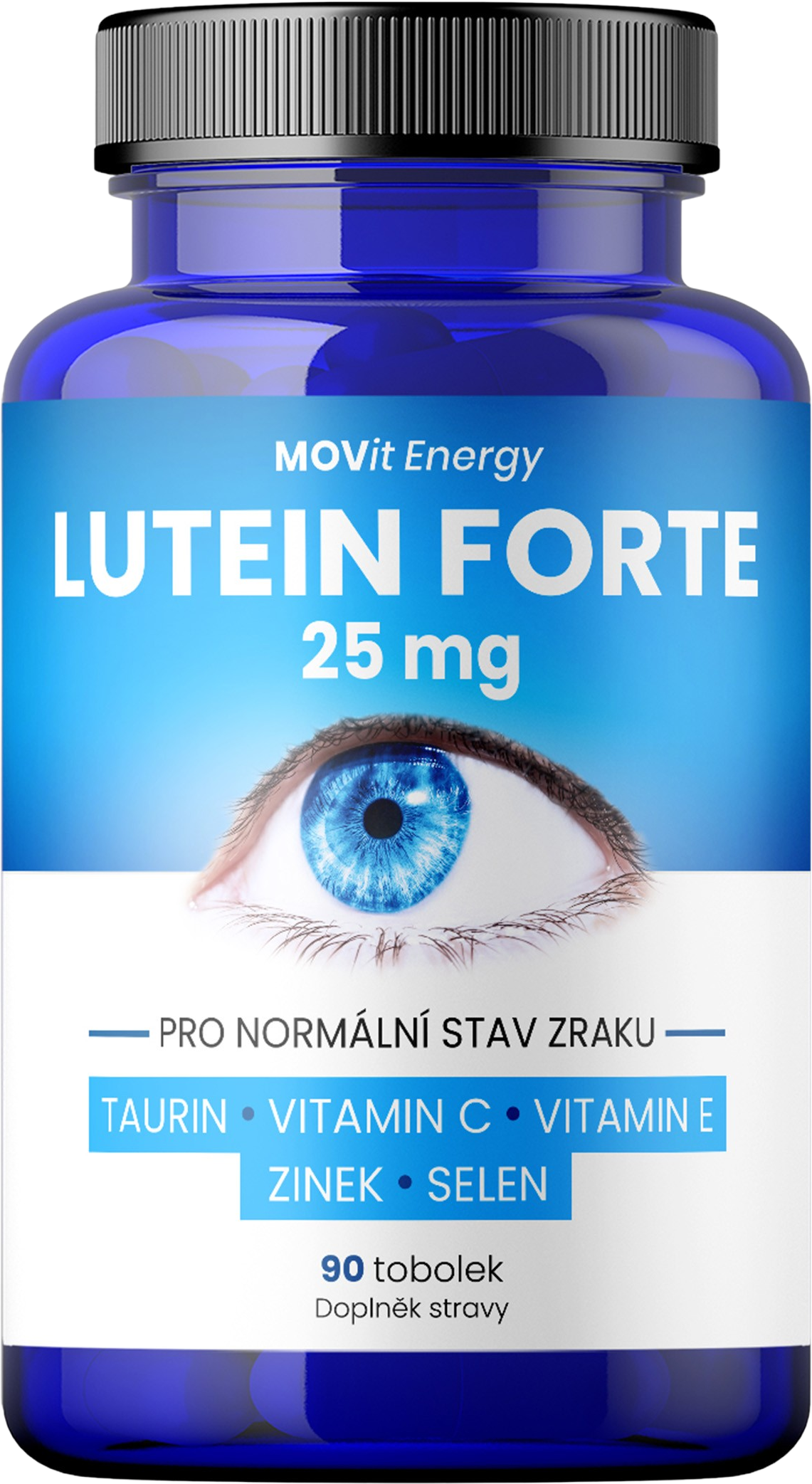 Lutein Forte 25 mg + Taurin, 90 tobolek