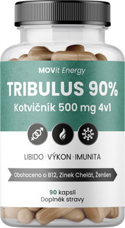 TRIBULUS 90% Kotvičník 500 mg 4v1, 90 kapslí
