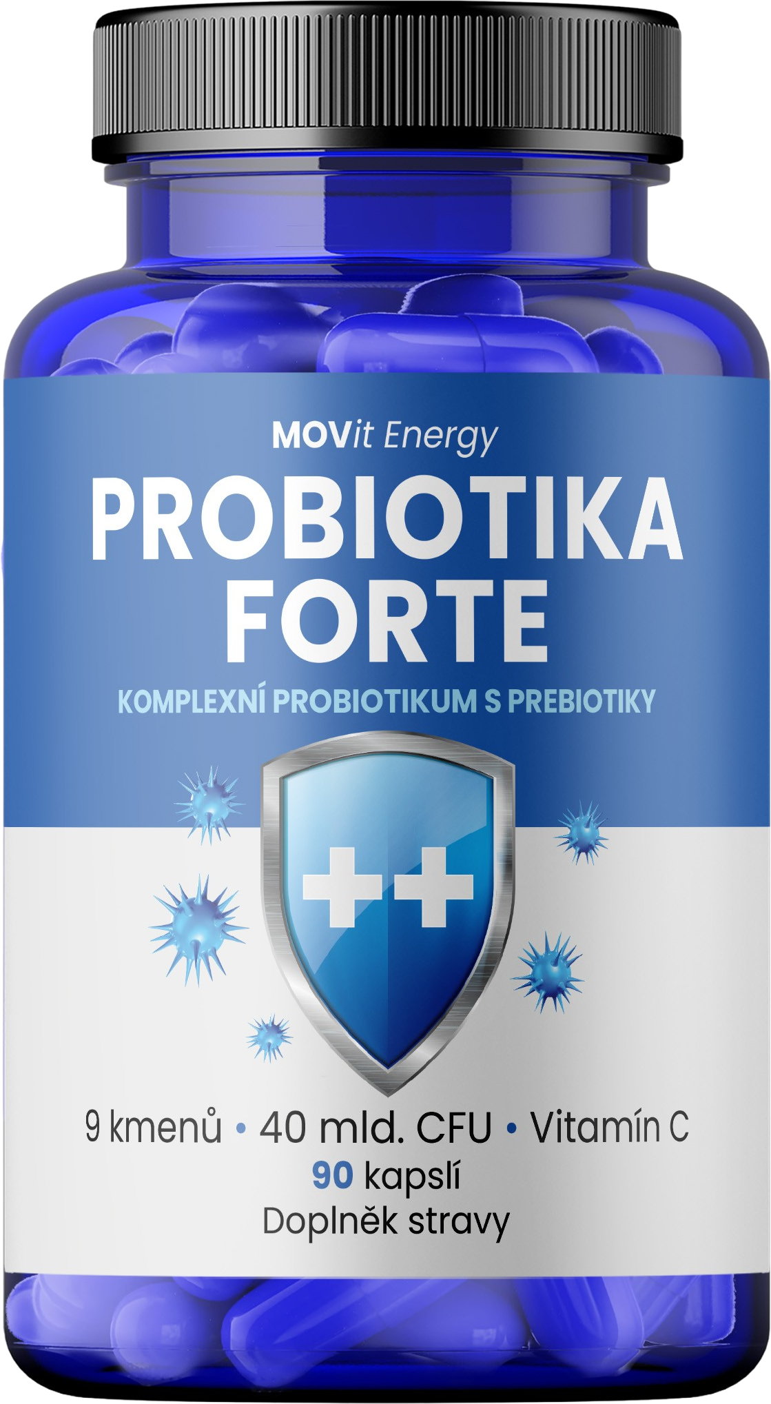 Probiotika FORTE, 90 veganských kapslí
