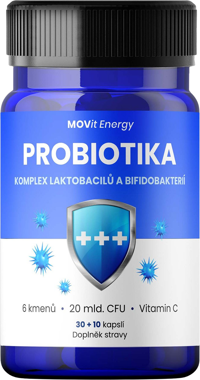 Probiotika - komplex laktobacilů a bifidobakterií 30+10 kapslí