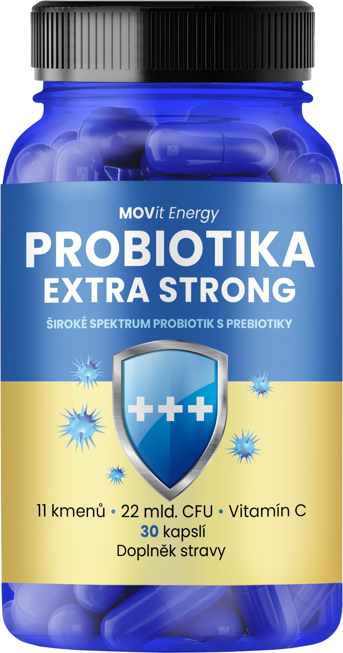 Probiotika EXTRA STRONG, 30 kapslí