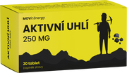 Aktivní uhlí 250 mg, 20 tablet - expirace 31. 12. 2025