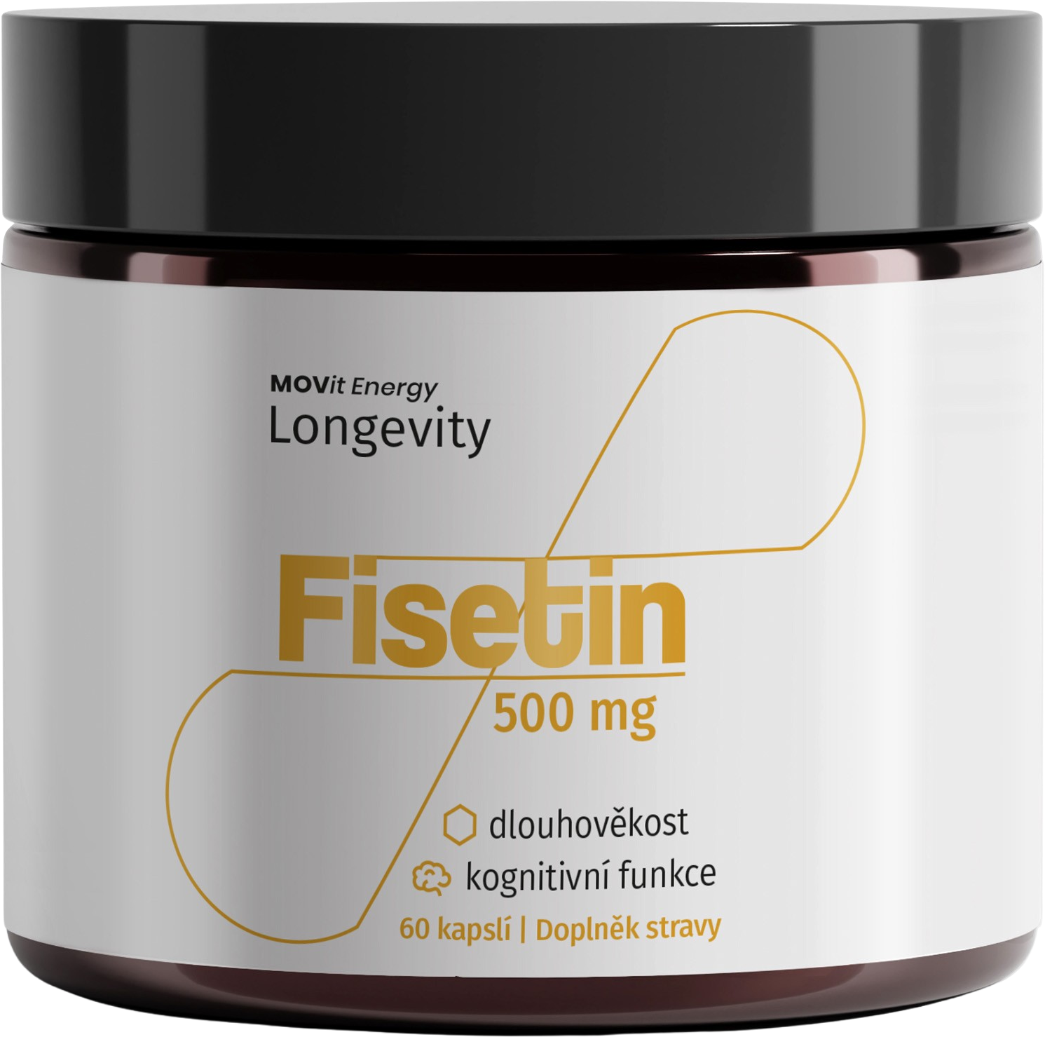 Fisetin 500 mg, 60 kapslí