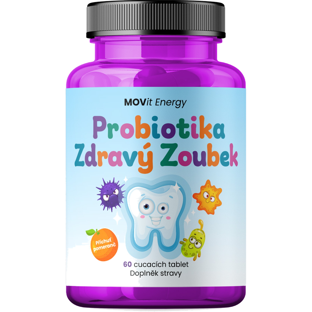Probiotika pro děti ZDRAVÝ ZOUBEK, 60 cucavých tablet