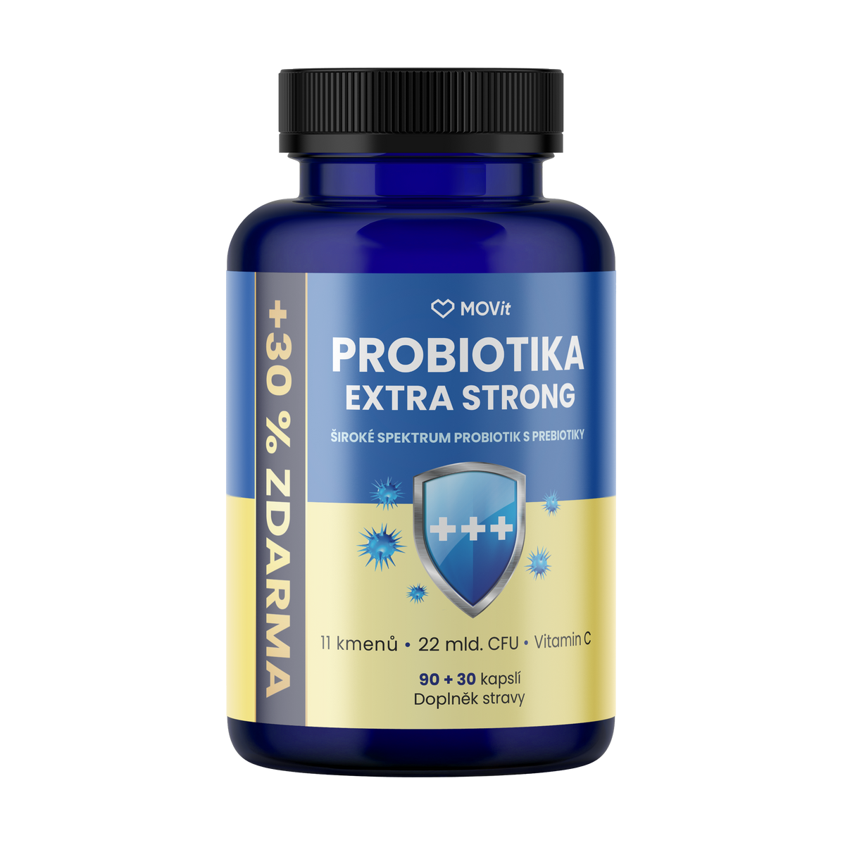 Probiotika EXTRA STRONG, 90+30 veganských kapslí