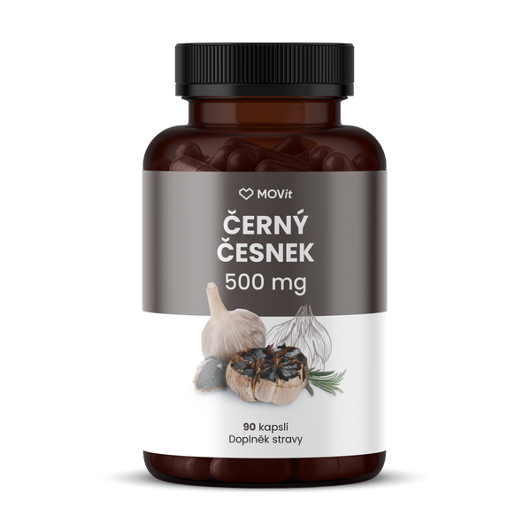 Černý Česnek 500 mg, 90 kapslí
