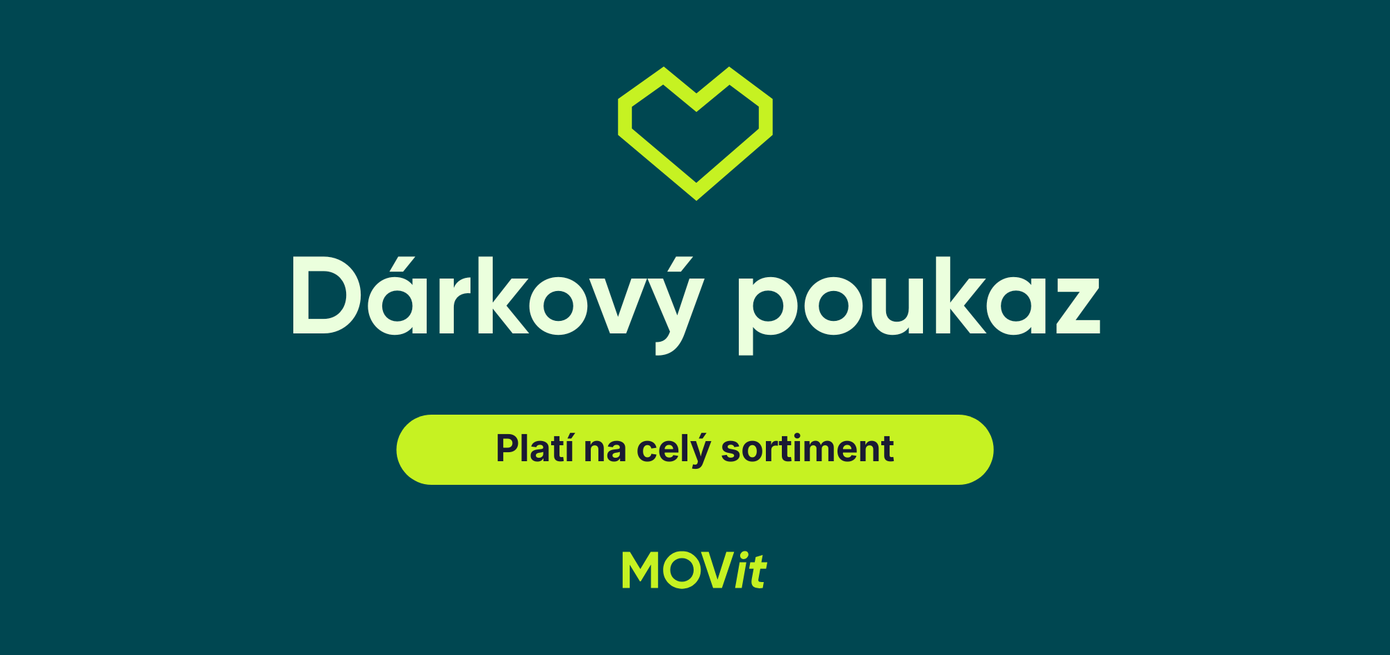 Dárkový poukaz MOVit