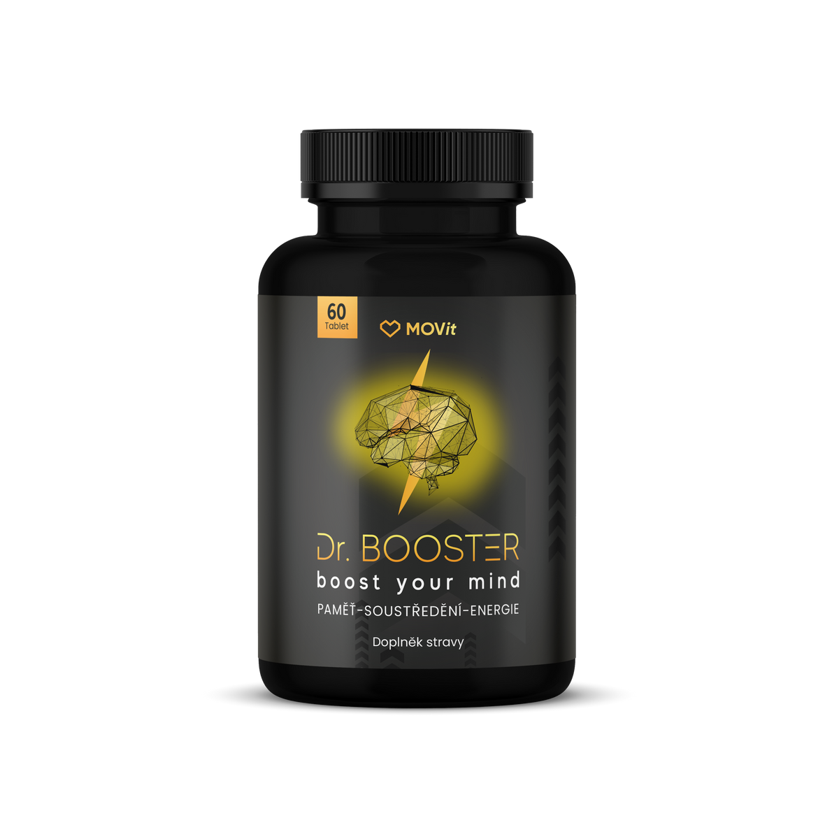 Dr. Booster - paměť, soustředění, energie, 60 veganských tablet