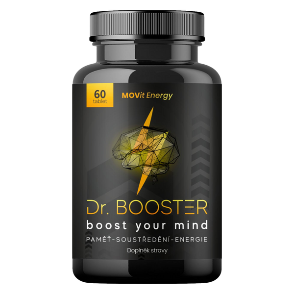 Dr. Booster - paměť, soustředění, energie, 60 veganských tablet