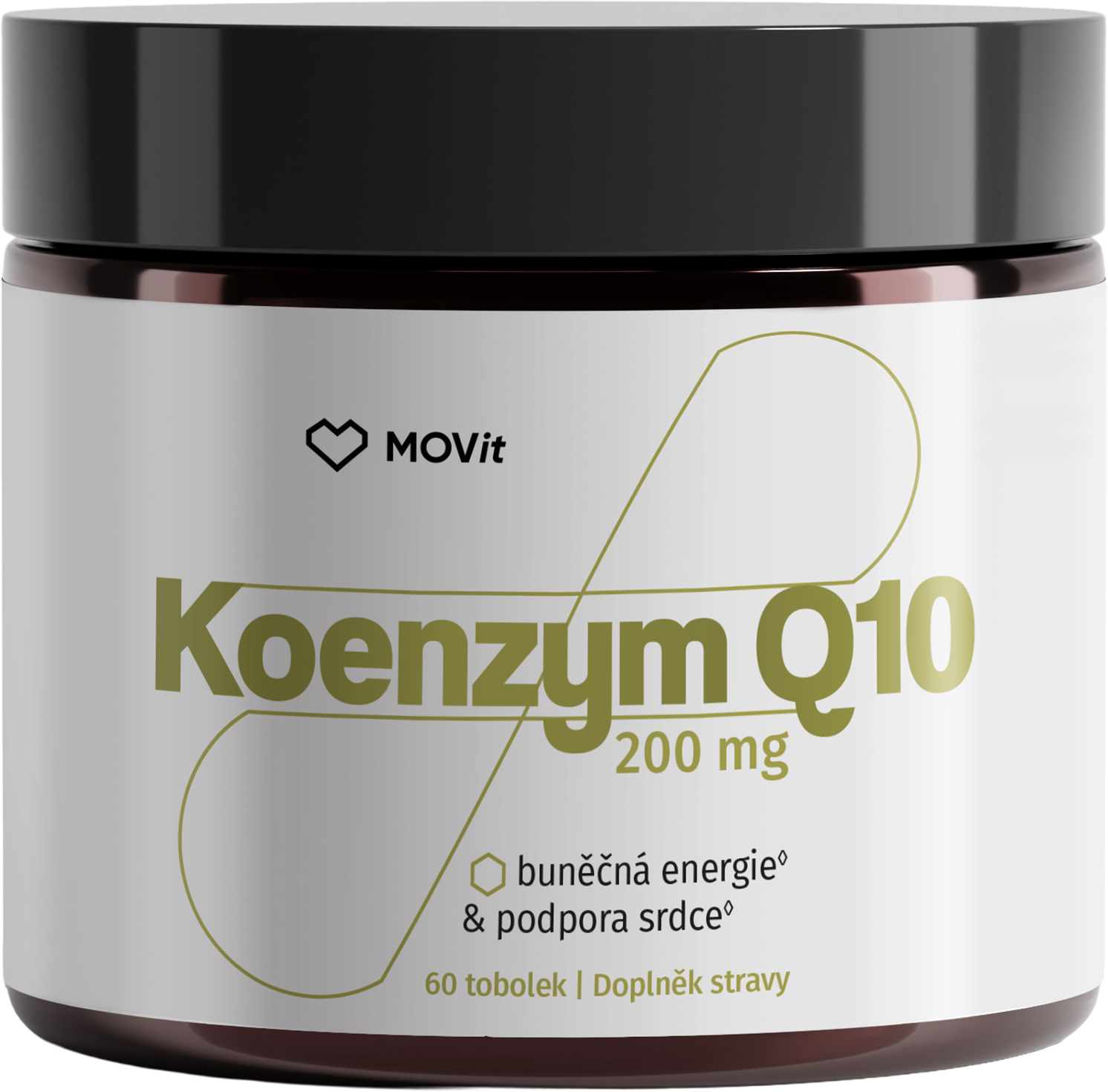 MOVit Longevity Koenzym Q10 200 mg Extra Strong, 60 tobolek