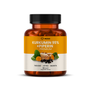 Kurkumin Extrakt 95 % + Piperin, 60 kapslí