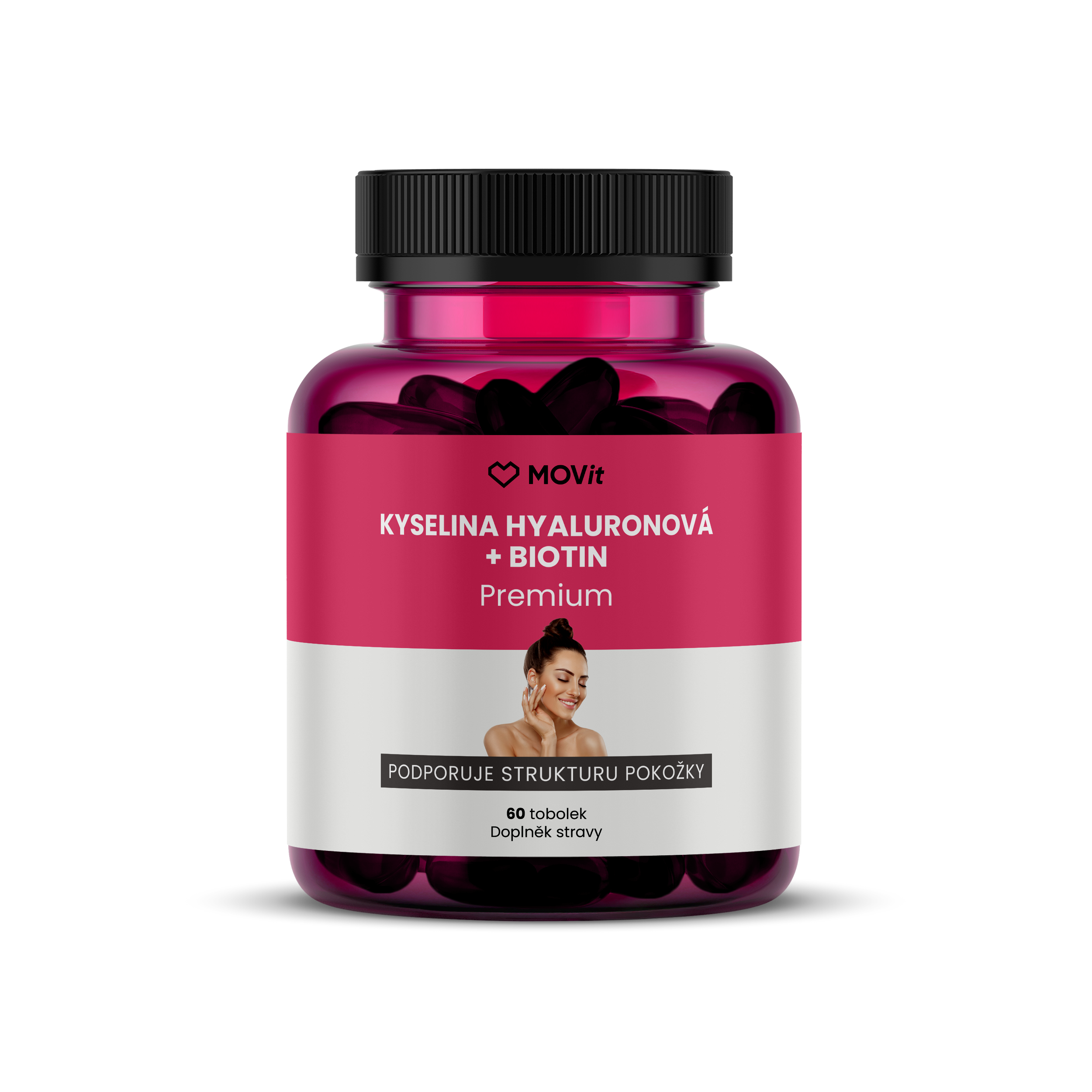 Kyselina hyaluronová + Biotin PREMIUM, 60 tobolek