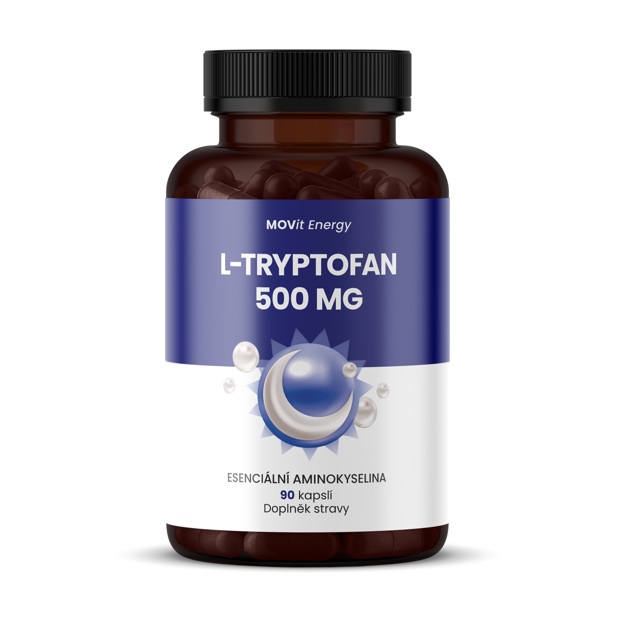 L-Tryptofan 500 mg, 90 kapslí