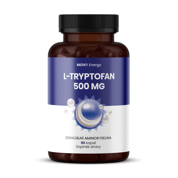 L-Tryptofan 500 mg, 90 kapslí