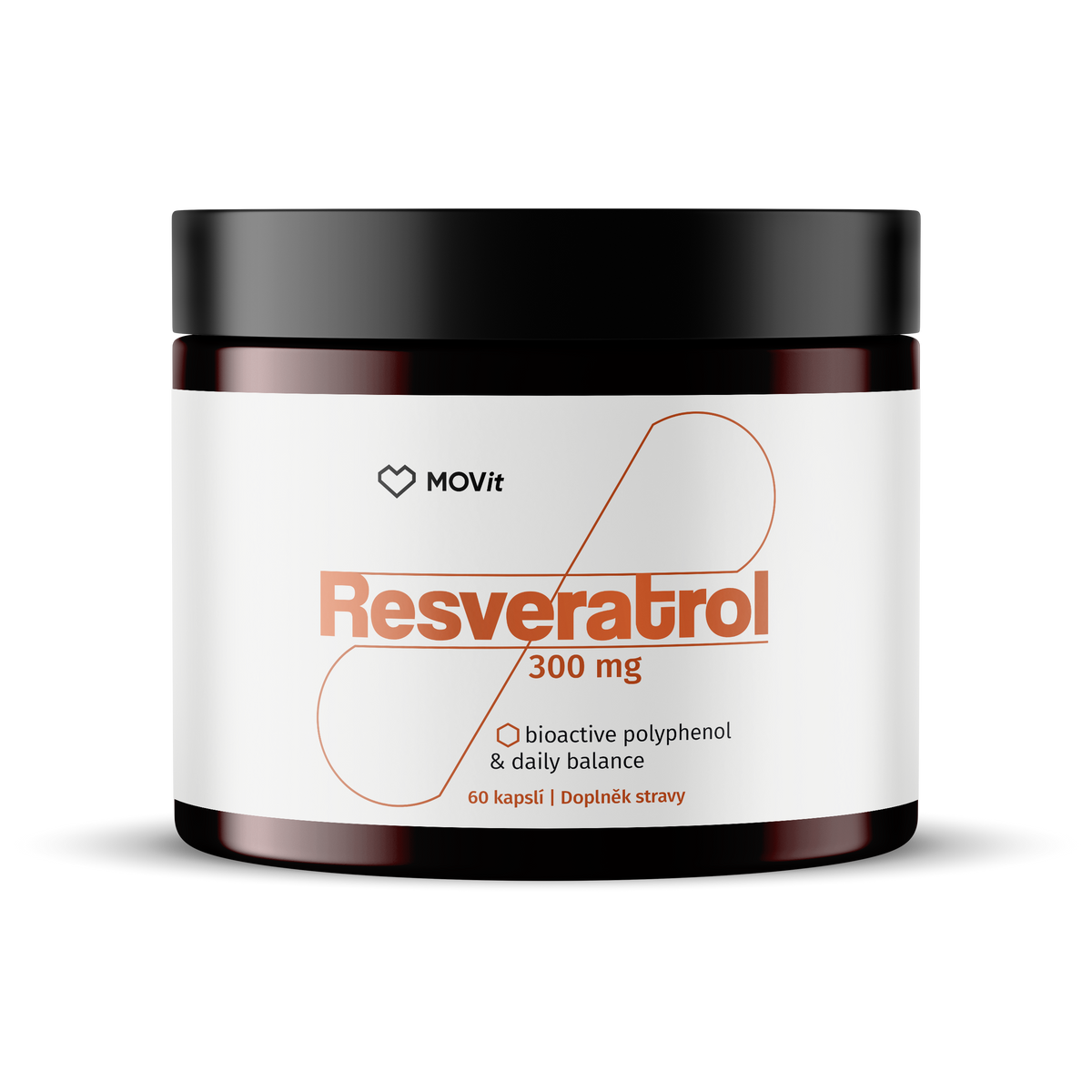 Resveratrol 300 mg, 60 kapslí