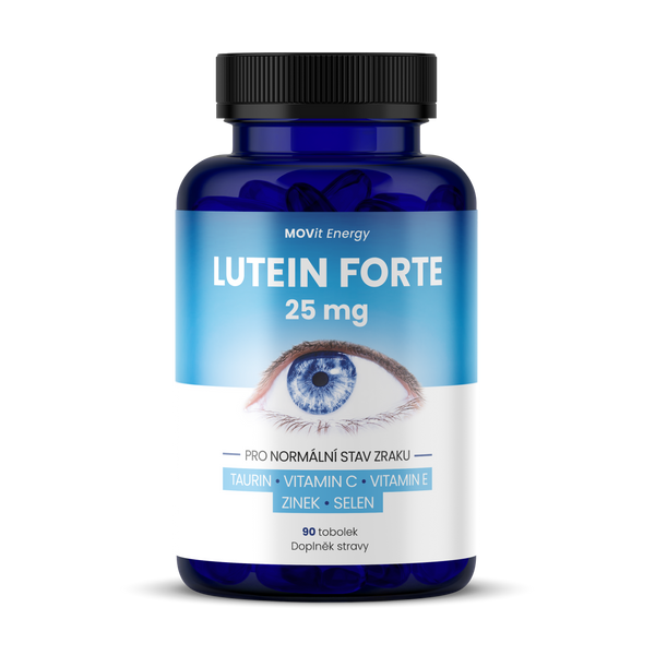 Lutein Forte 25 mg + Taurin, 90 tobolek