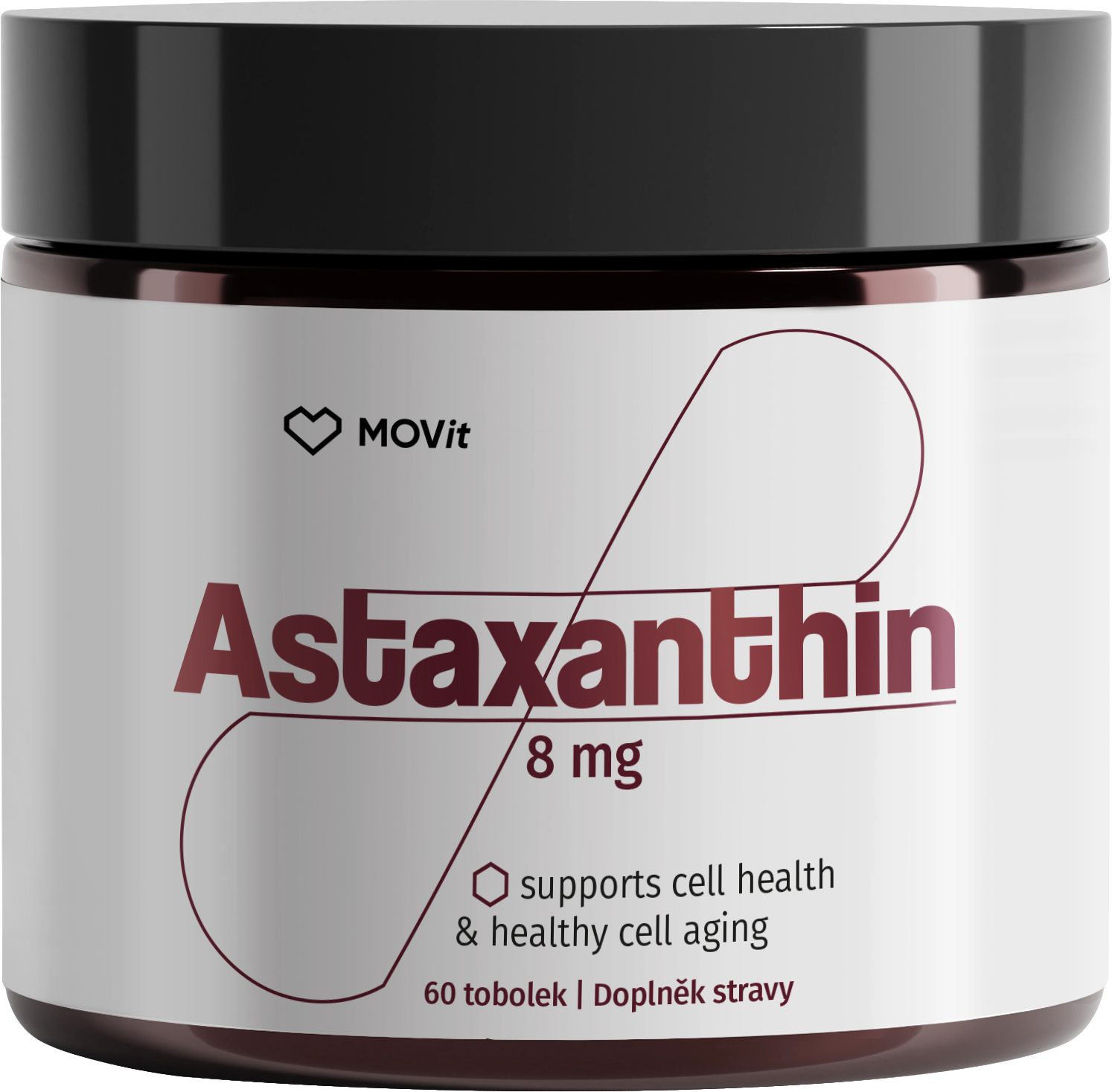 Astaxanthin 8 mg, 60 tobolek